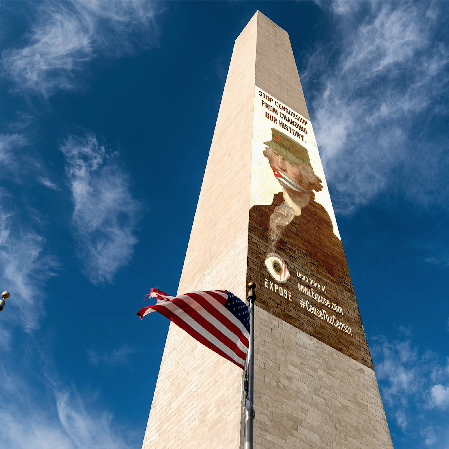 Washington Monument Projection